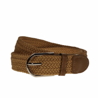 Curea barbati elastica, casual, latime 3.5 cm,  maro - NB039
